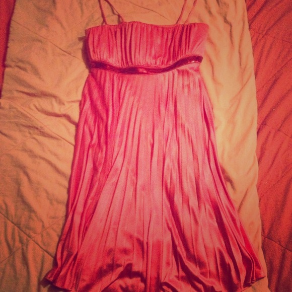 MyMichelle Short Pleated Dress