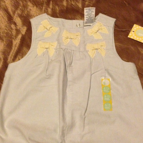 Gymboree bows sweater and overalls NEW