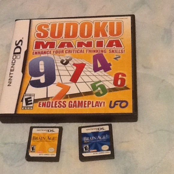 3 Nintendo DS games