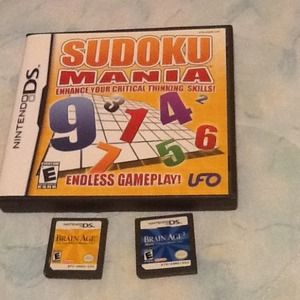 3 Nintendo DS games