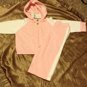 Gymboree hoodie and pants tulip accents 6-12 mo