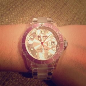 *K&Bros* Light Pink Watch (NEVER WORN BEFORE)