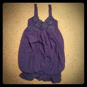 Purple bubble dress!