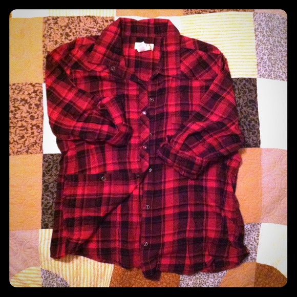 Pink and black flannel!