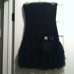 Cache black cocktail dress.