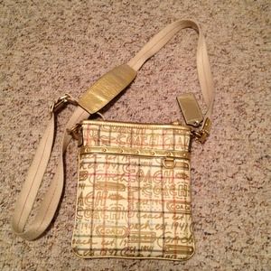 Gold Coach Crossbody