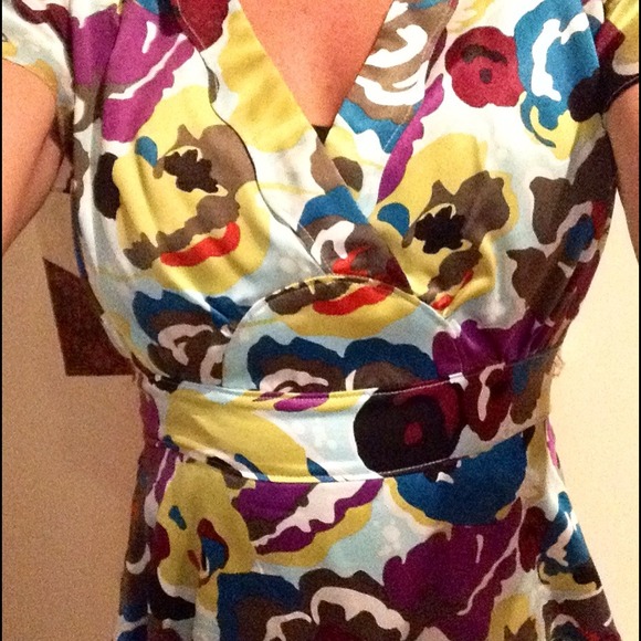 Silky floral top