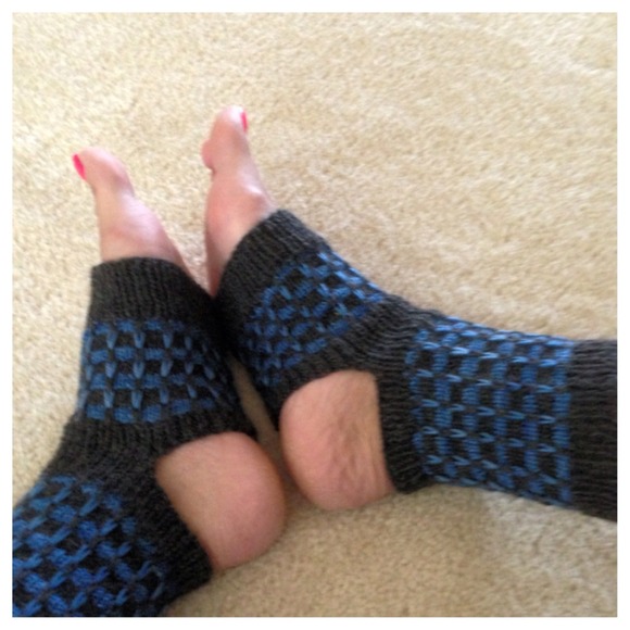 ONE OF A KIND! Hand-Knit Yoga Socks