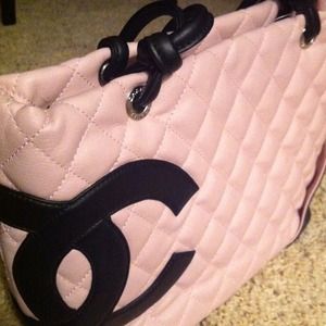 pink chanel purse!