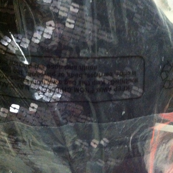 Brand new black sequin top!