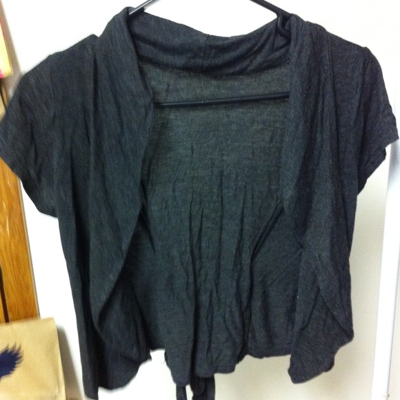 Grey cardigan