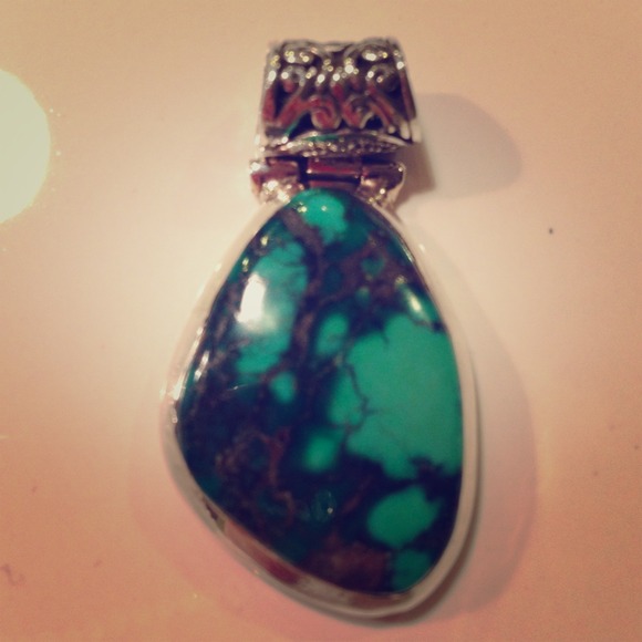 Sterling silver 925 turquoise pendant