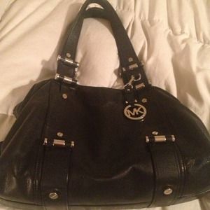 Michael Kors Black Leather Purse