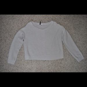 Beige off the shoulder sweater