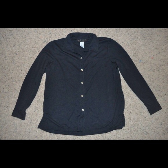 Black button up