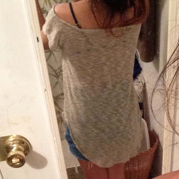 *REDUCED PRICE* Cute Light brown crop top! - Picture 3 of 4