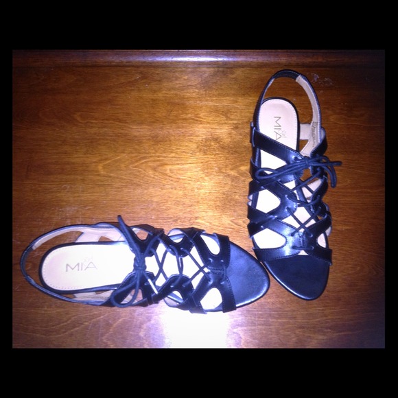 Sold! Brand new MIA wedge sandals