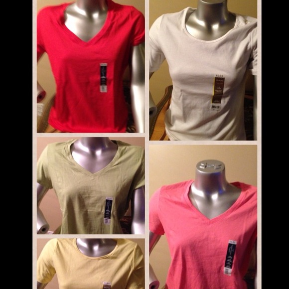 Bundle of 5 brand new shirts, white stag 12/14