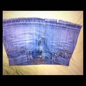 Abercrombie jean skirt