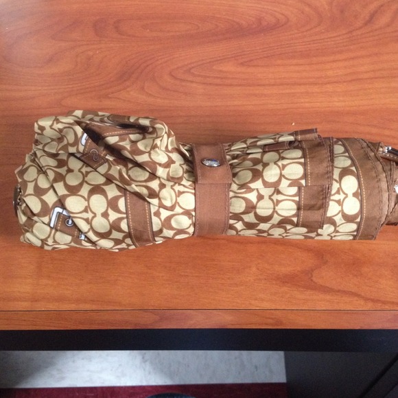 Coach Umbrella-brown