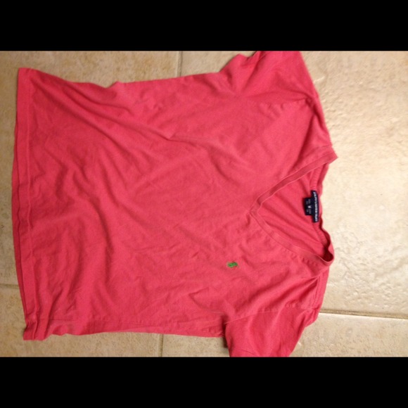 Coral polo shirt