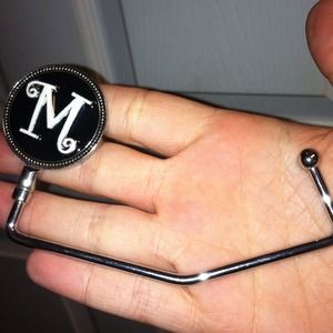 "M" initial purse holder