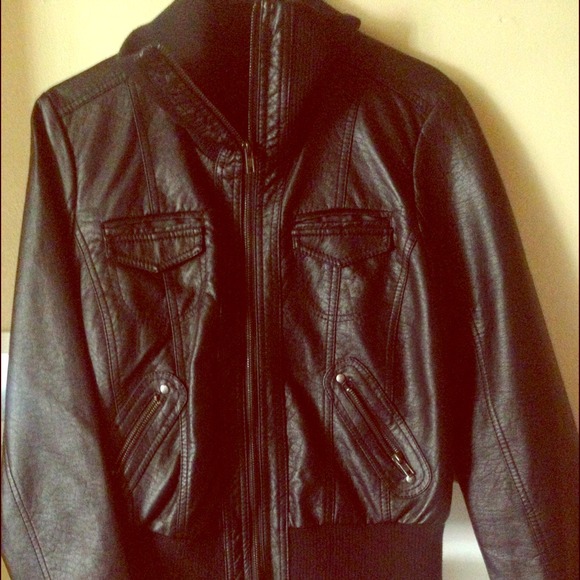 Women's leather jacket
