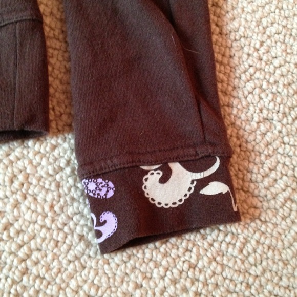 Brown Roxy zip-up jacket - Picture 4 of 4