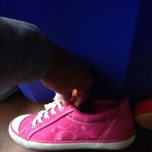 Pink Coach Sneakers!!!