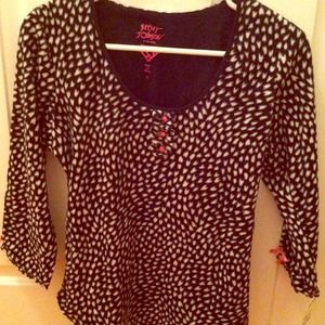 Betsey Johnson Fleece Top