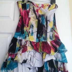 This 80's tube top dress