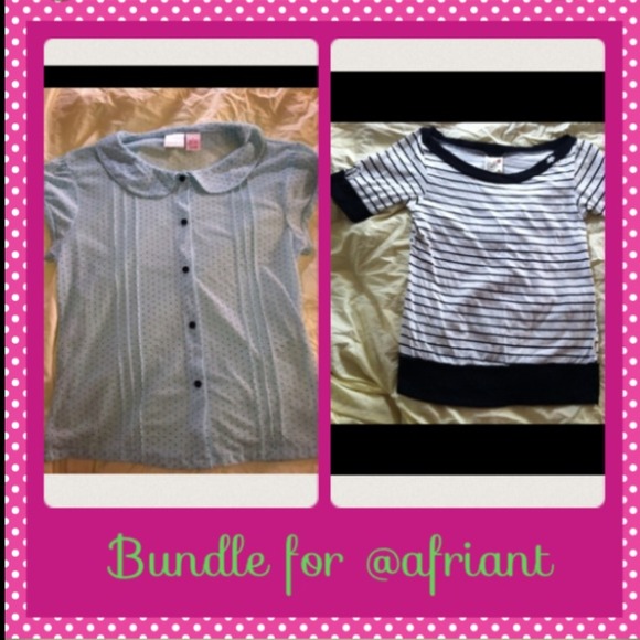 Bundle for @afriant! Two Shirts 😀