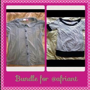 Bundle for @afriant! Two Shirts 😀