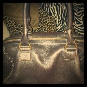 Michael kors leather studded purse