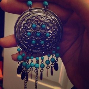 Dream catcher necklace