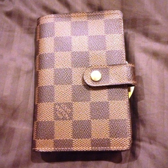 💯Authentic LV Damier Ebene French Wallet