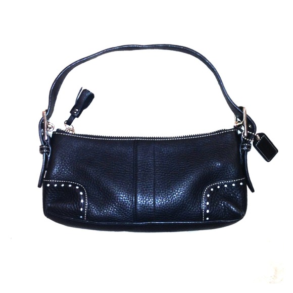 ❌JUST REDUCED❌Black Leather Coach Purse