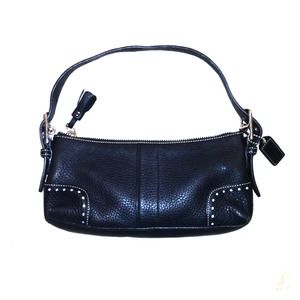 ❌JUST REDUCED❌Black Leather Coach Purse