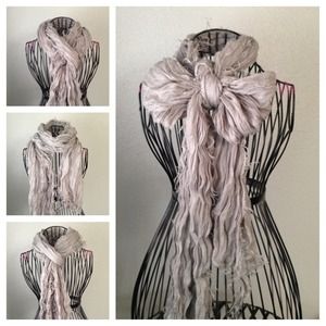 Grey gray scarf wrinkle winter summer accessories