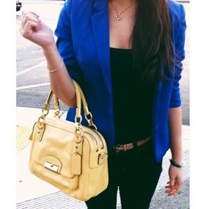 ✅PRICE REDUCED✅ Authentic Yellow Coach Purse