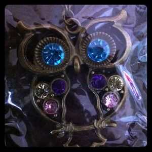 Vintage owl necklace
