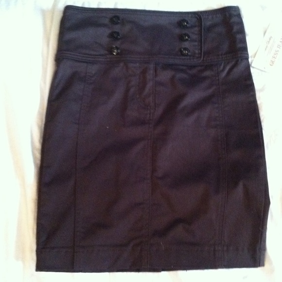 Guess Jeans- brown pencil skirt