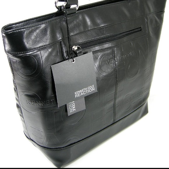 Black purse (laptop bag, tote) by Kenneth Cole