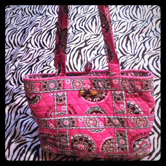 Vera Bradley Pink Cupcake small purse