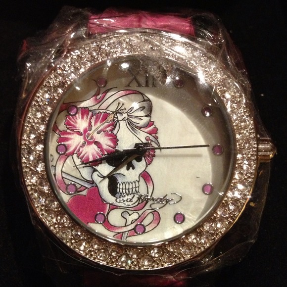 🚫SOLD In garage sale  ED HARDY Authentic Watch ~