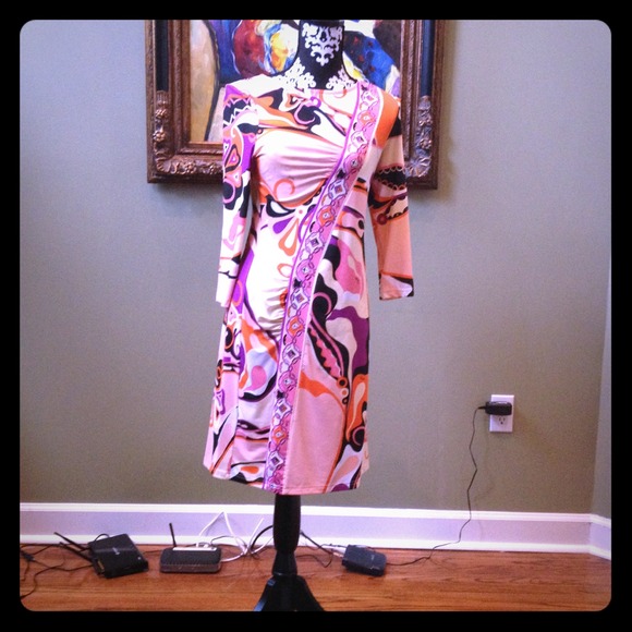 Beautiful Tangerine Emilio Pucci "like" dress. - Picture 1 of 1