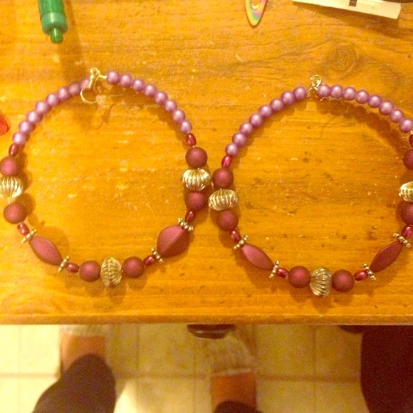 Beautiful Purple Earrings