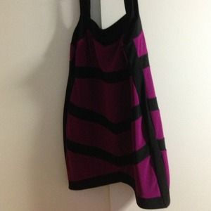 Size 3x worn only once spandex purple and black