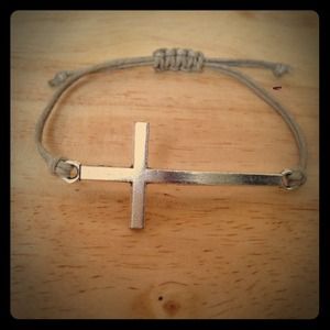 Jewelry - Cross Connector Adjustable Bracelet Natural Hemp Jewelry - Cross Connector Adjustable Bracelet Natural Hemp