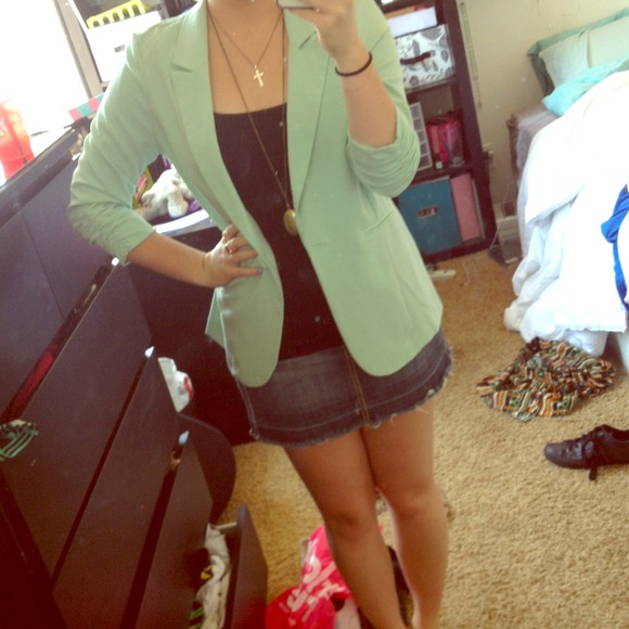 Large Mint Blazer